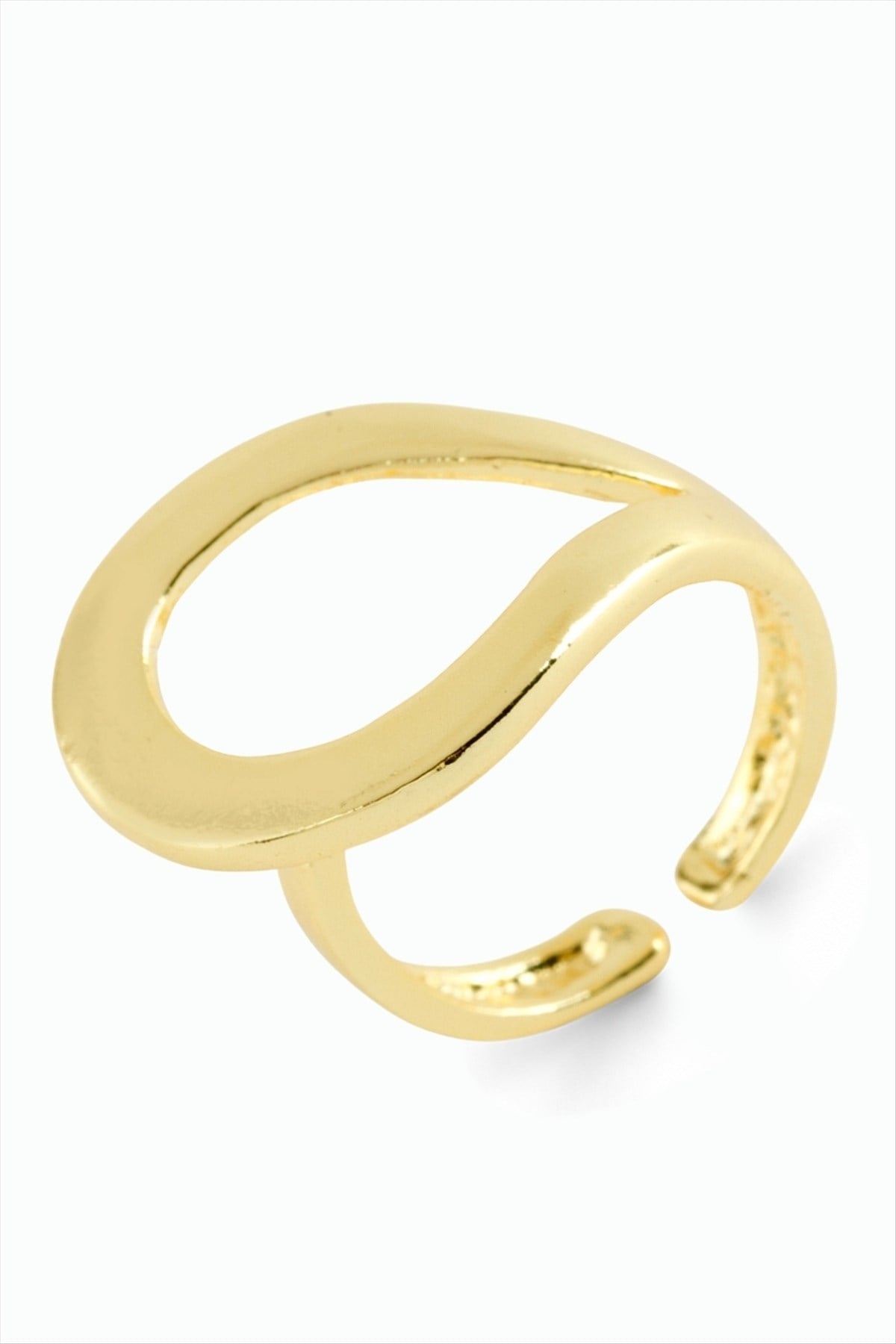 Oval Metal Yüzük