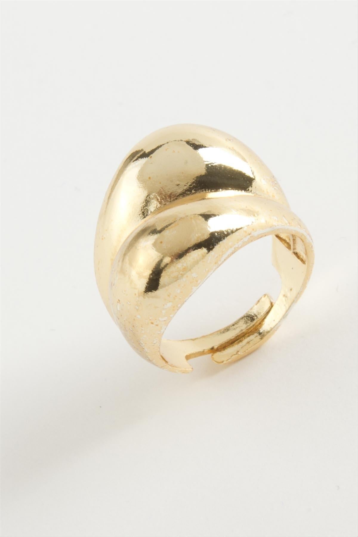 Oval Metal Yüzük