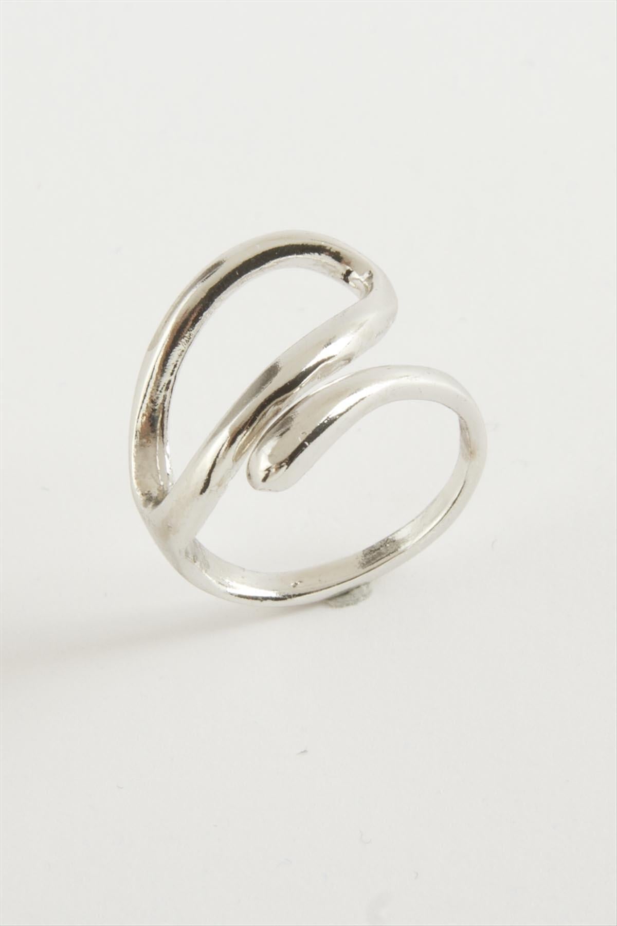 Oval Metal Yüzük