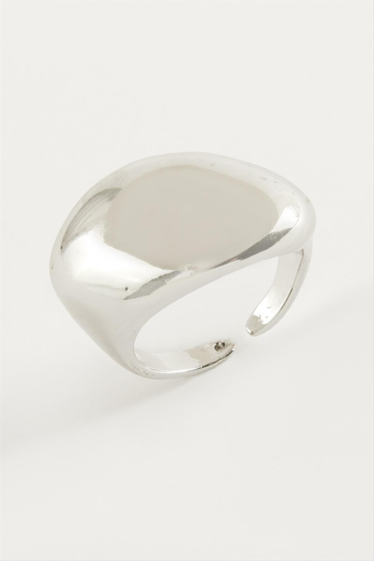 Oval Metal Yüzük