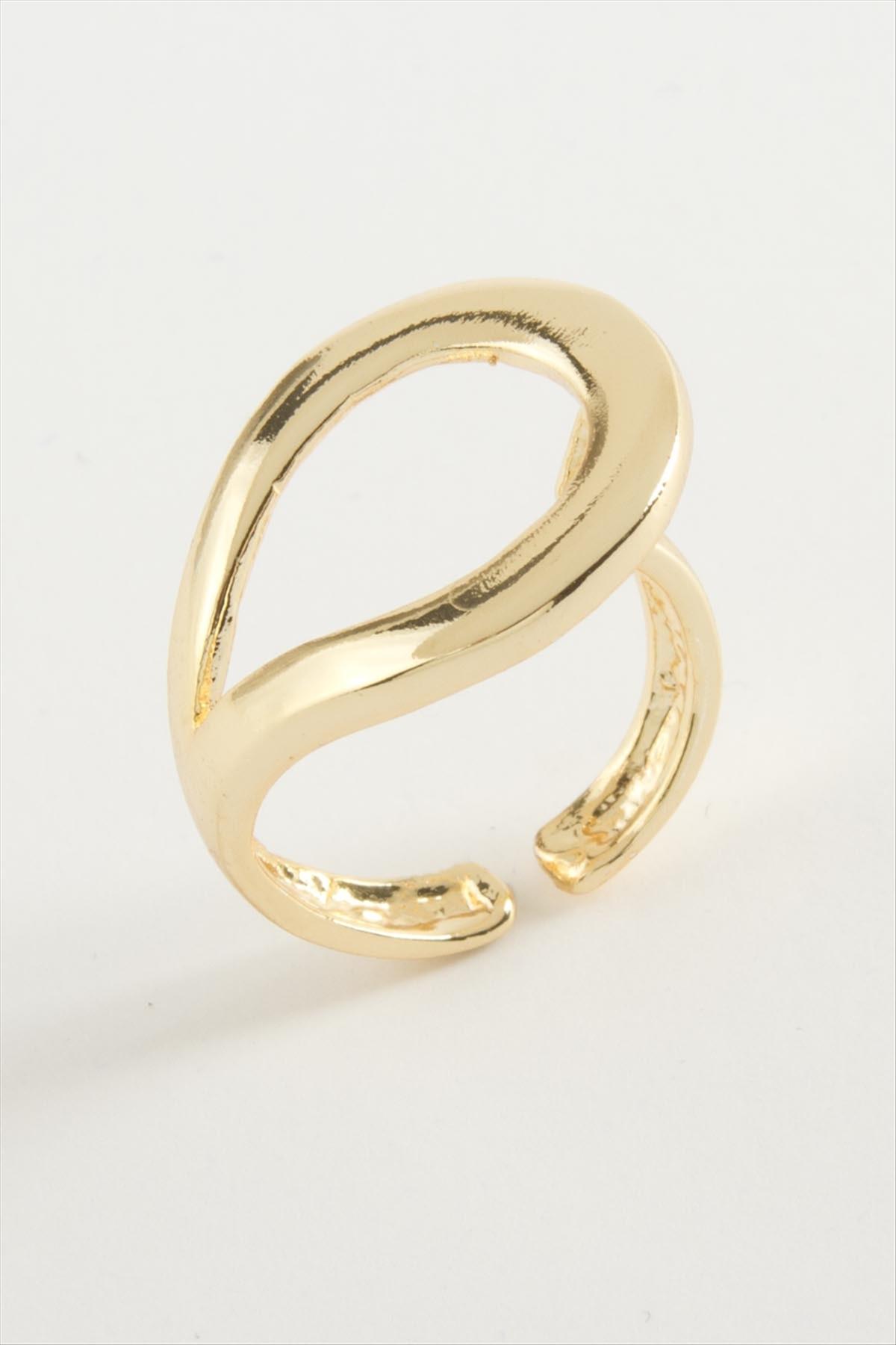 Oval Metal Yüzük