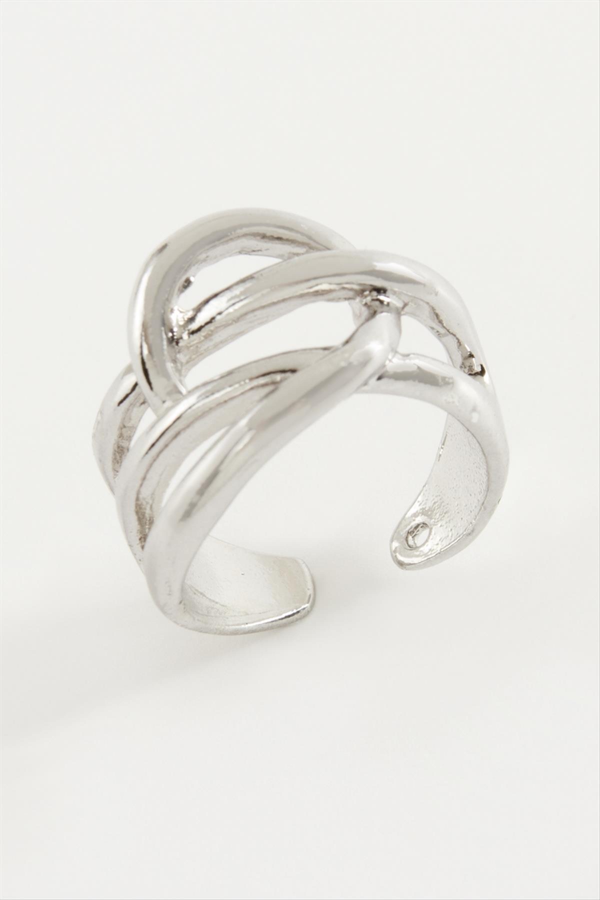 Oval Metal Yüzük