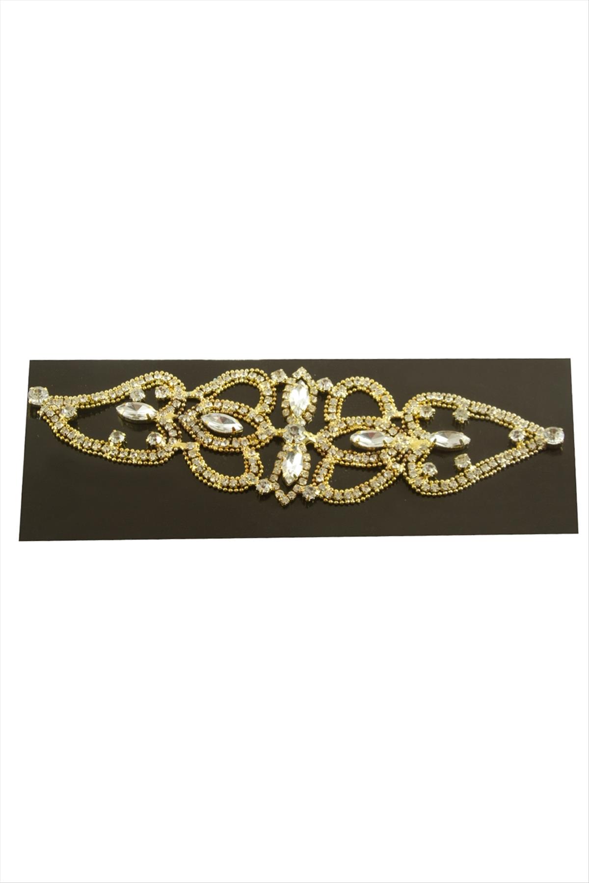 Oval Taşlı Alınlık Saç Aksesuarı