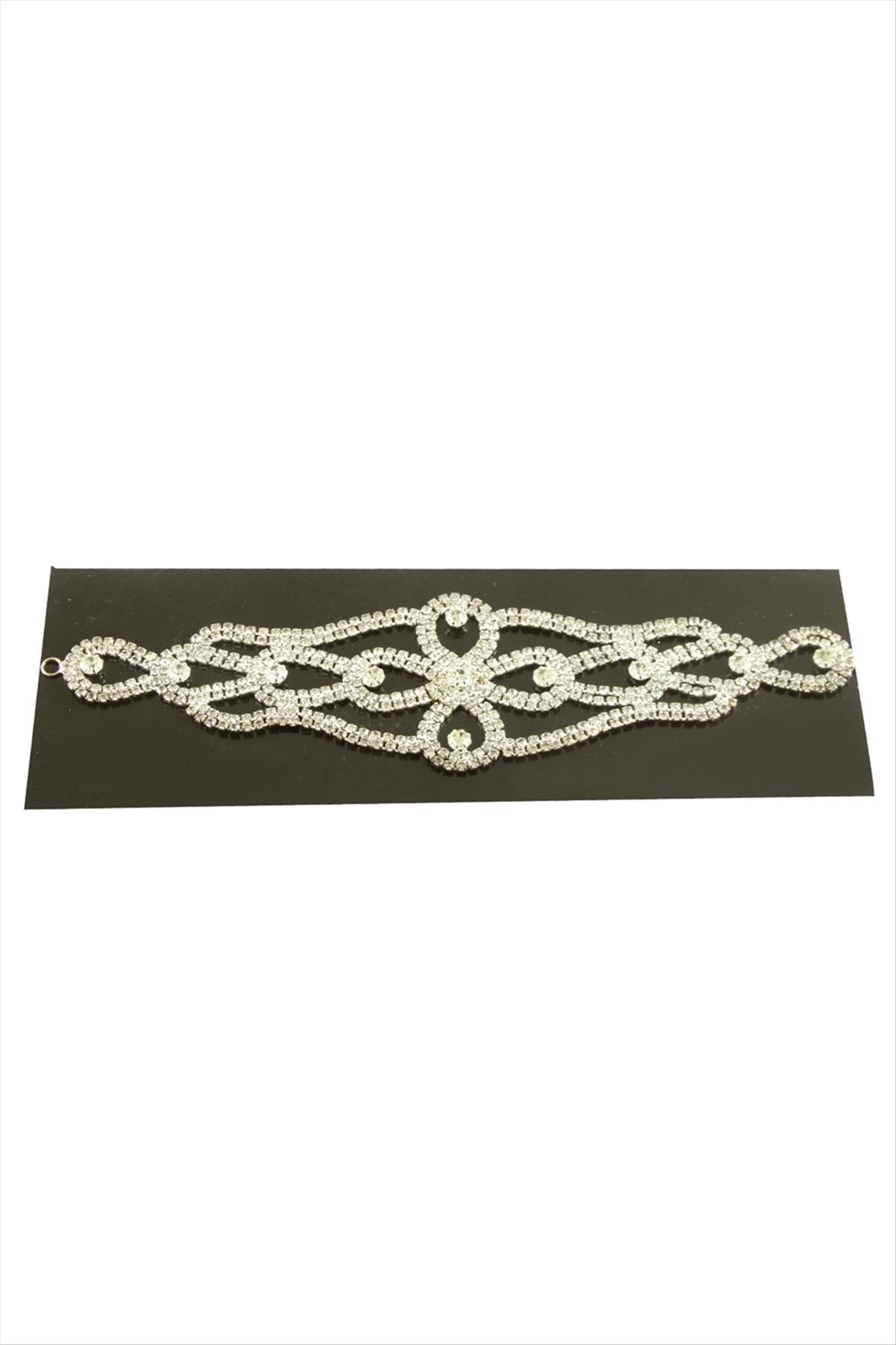Oval Taşlı Alınlık Saç Aksesuarı