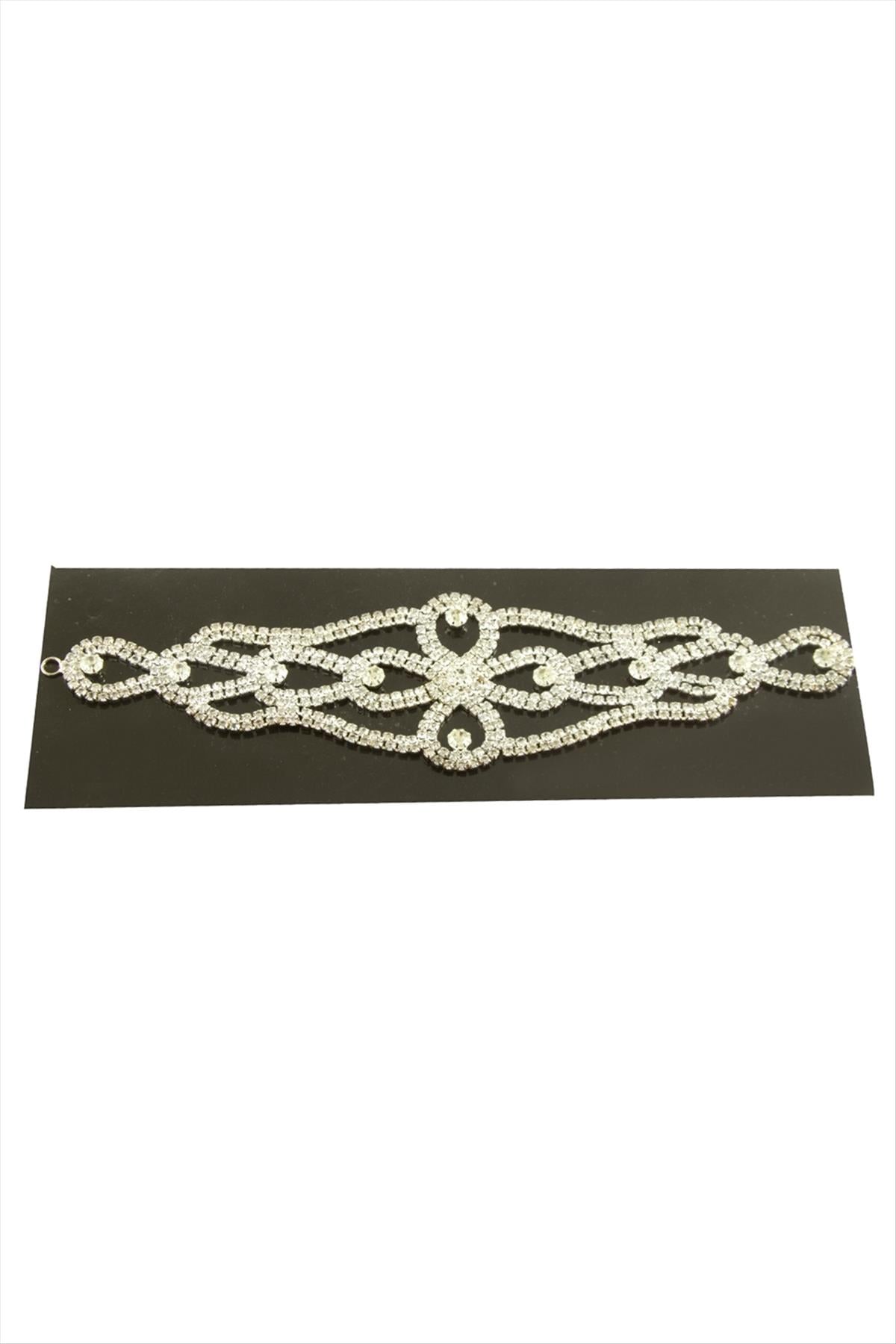 Oval Taşlı Alınlık Saç Aksesuarı