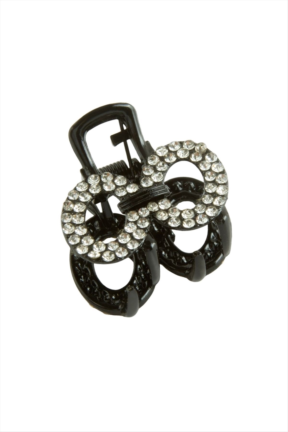 Oval Taşlı Minik Metal Mandal Toka 2,5 cm