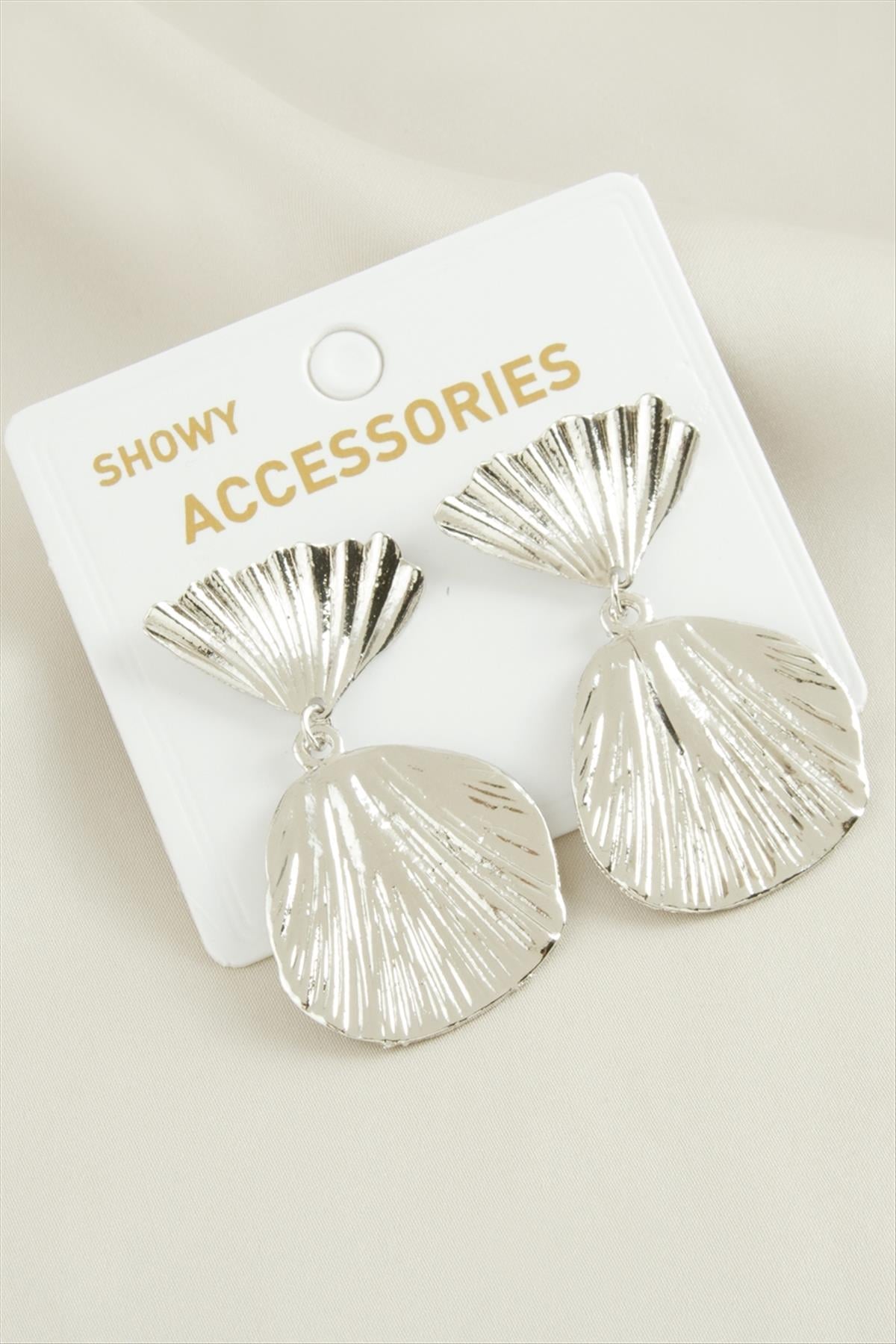 Oval Trend Metal Küpe