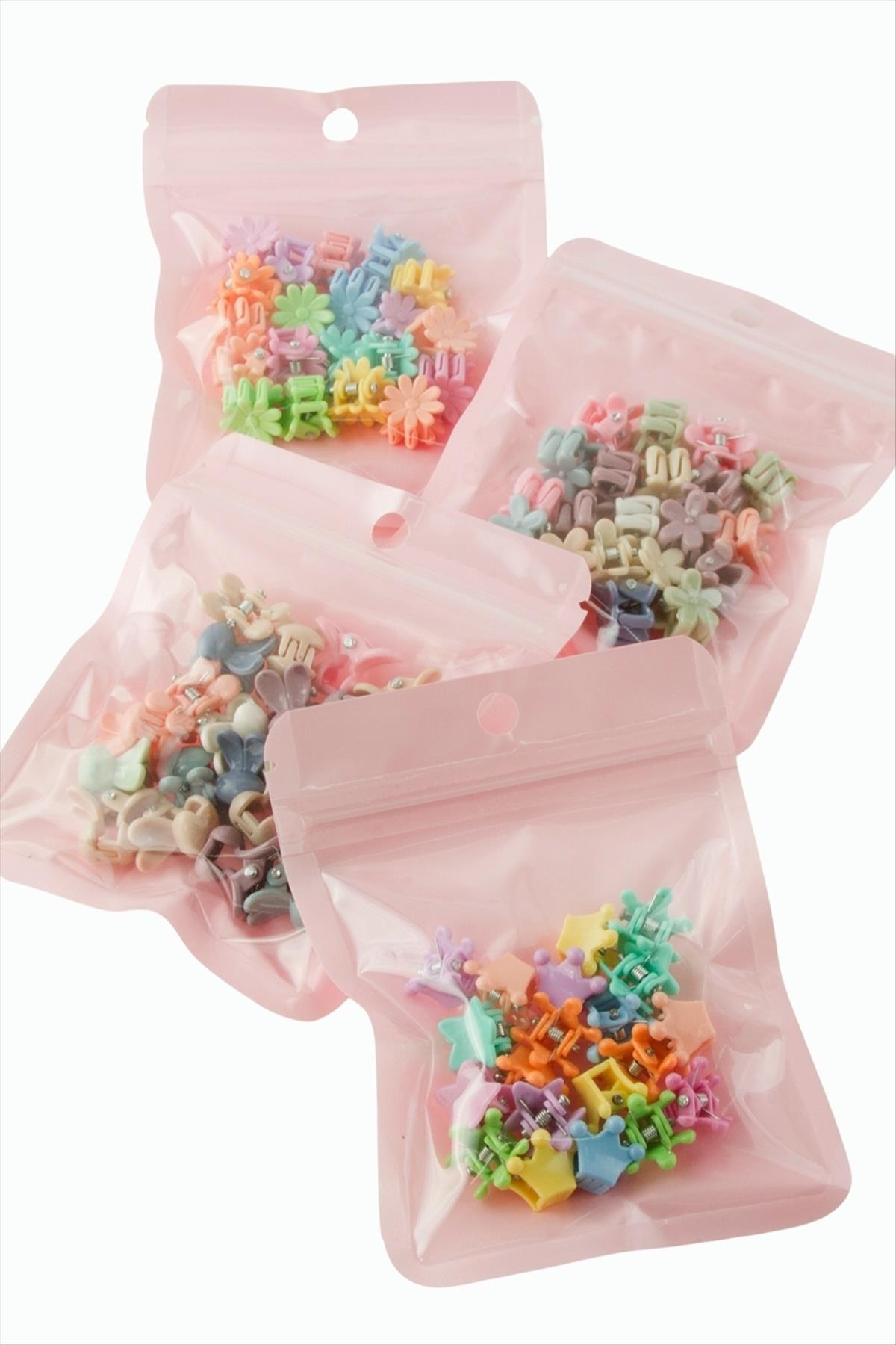 Renkli Minik Mandal Toka 20 Adet