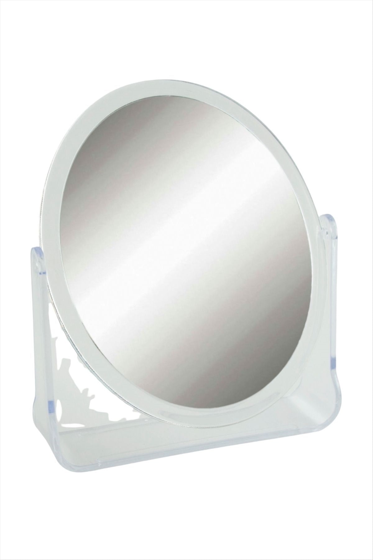 Şeffaf Renkli Oval Masa Aynası 20 cm