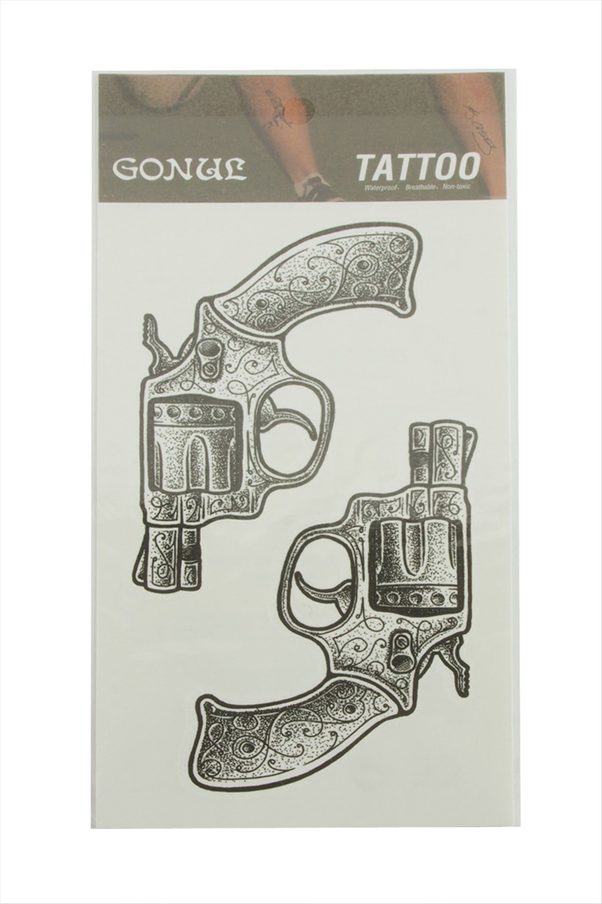 Silah Tattoo Dövme Sticker