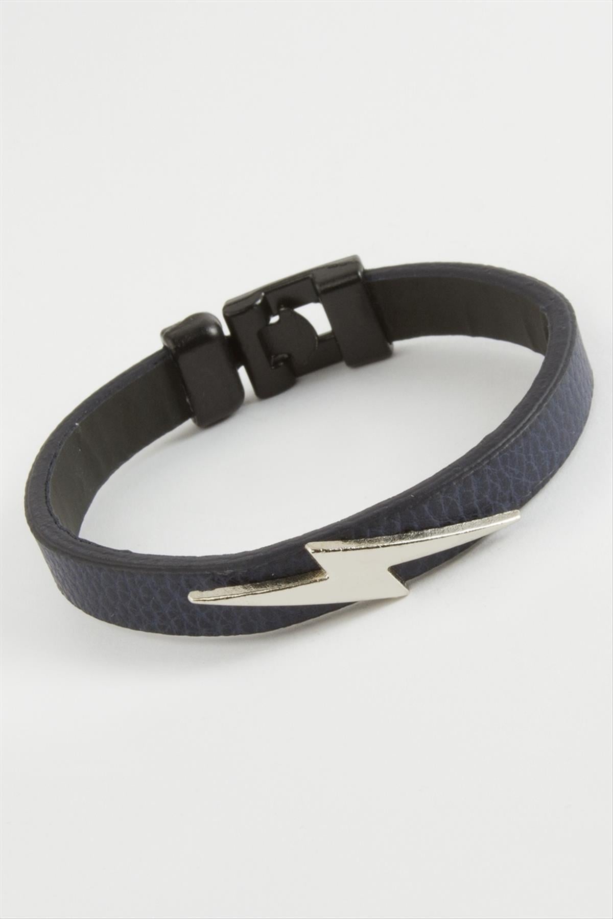 Şimşek Kaliteli Suni Deri Bileklik