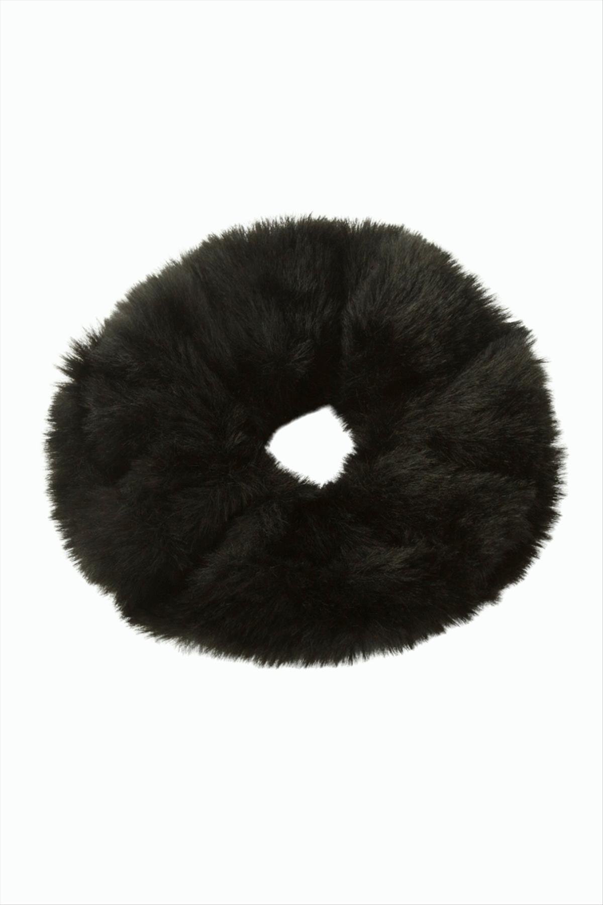 Siyah Renkli Tüylü Simit Toka