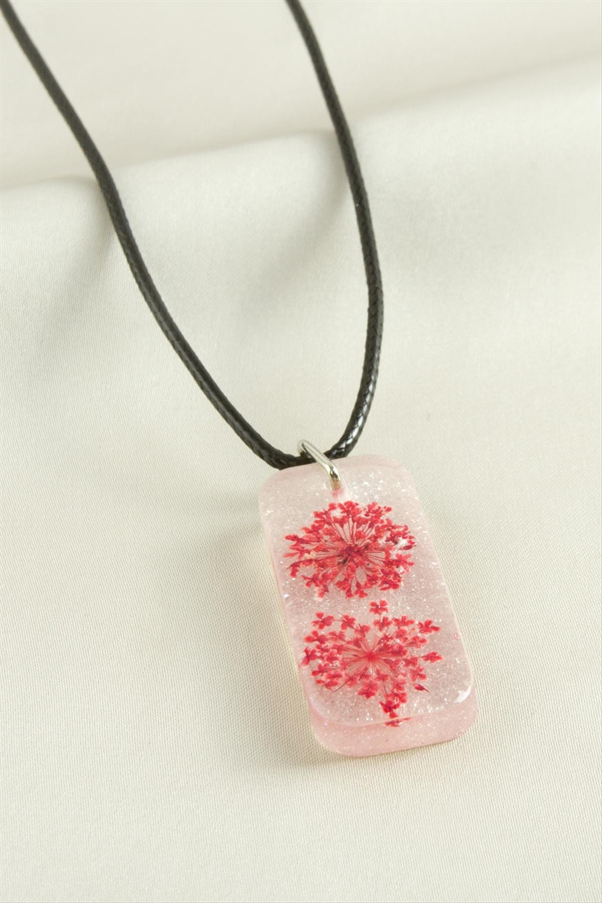 Sultanotu Dikdörtgen Epoksi Kolye