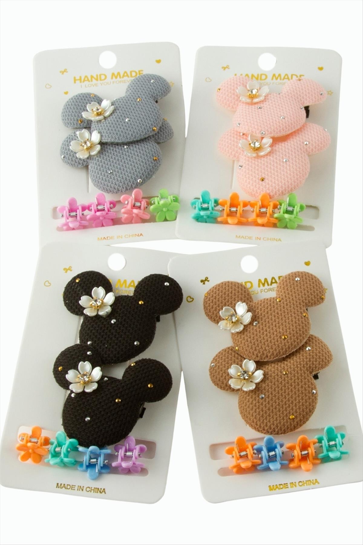 Tavşan Pens Mandal Toka 6 Adet