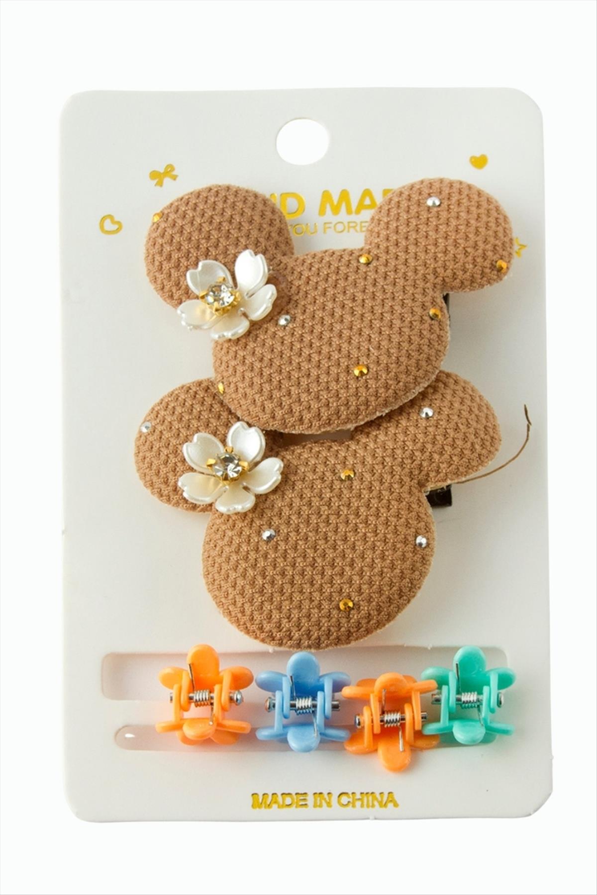 Tavşan Pens Mandal Toka 6 Adet