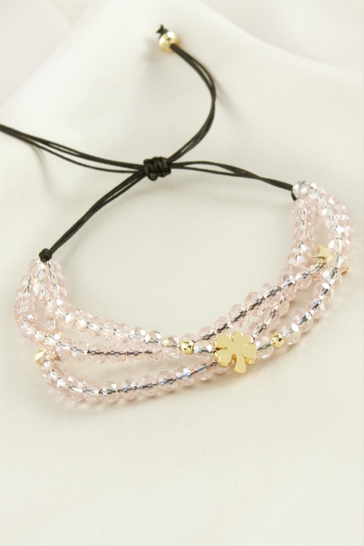 Üçlü Kristal Bileklik