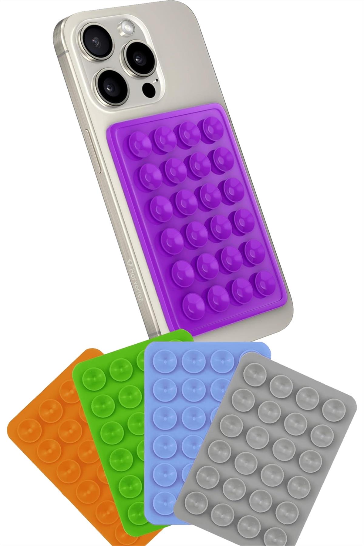 Vantuzlu Silikon Telefon Tutucu