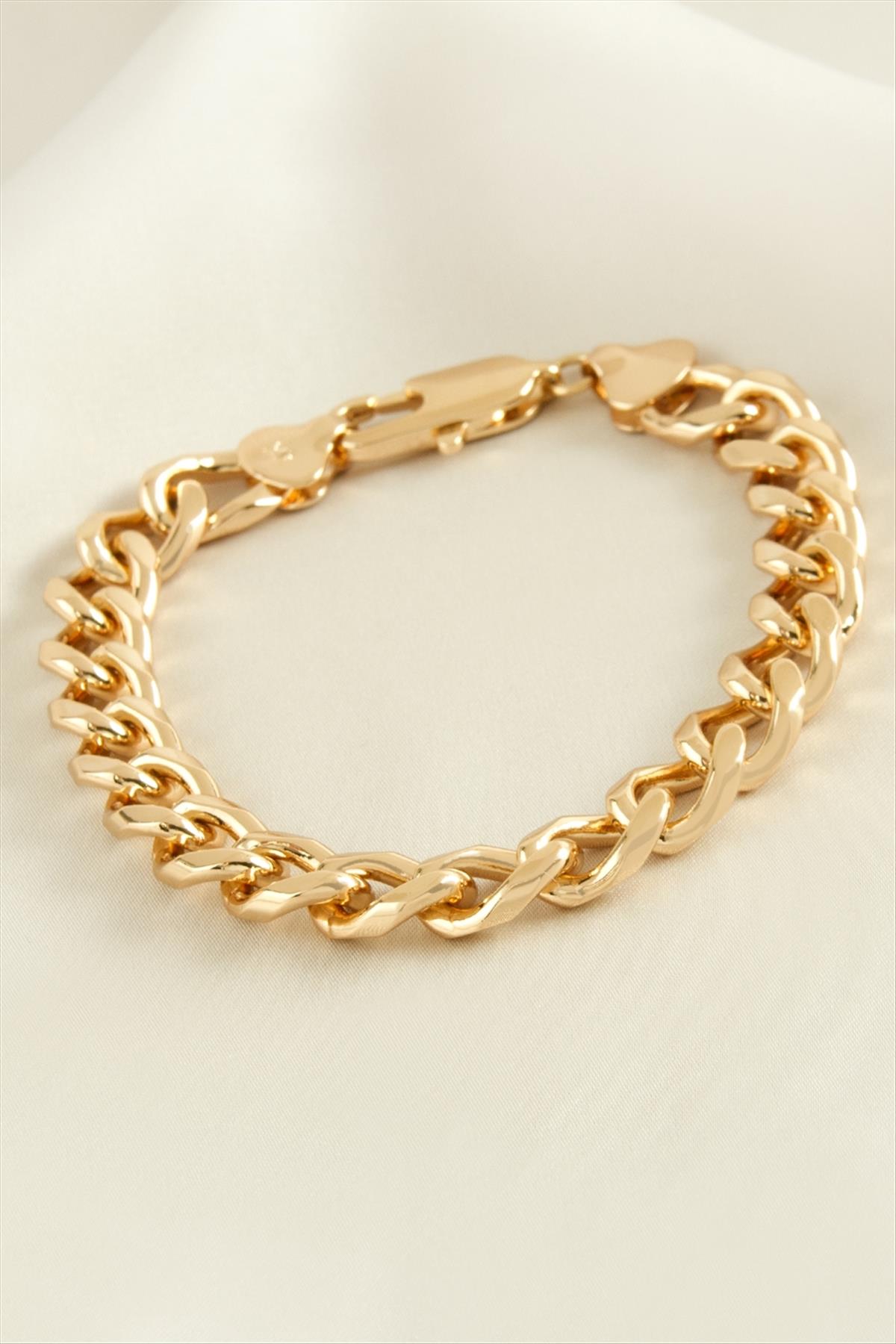 Xuping Oval Zincir Lüks Çelik Bileklik