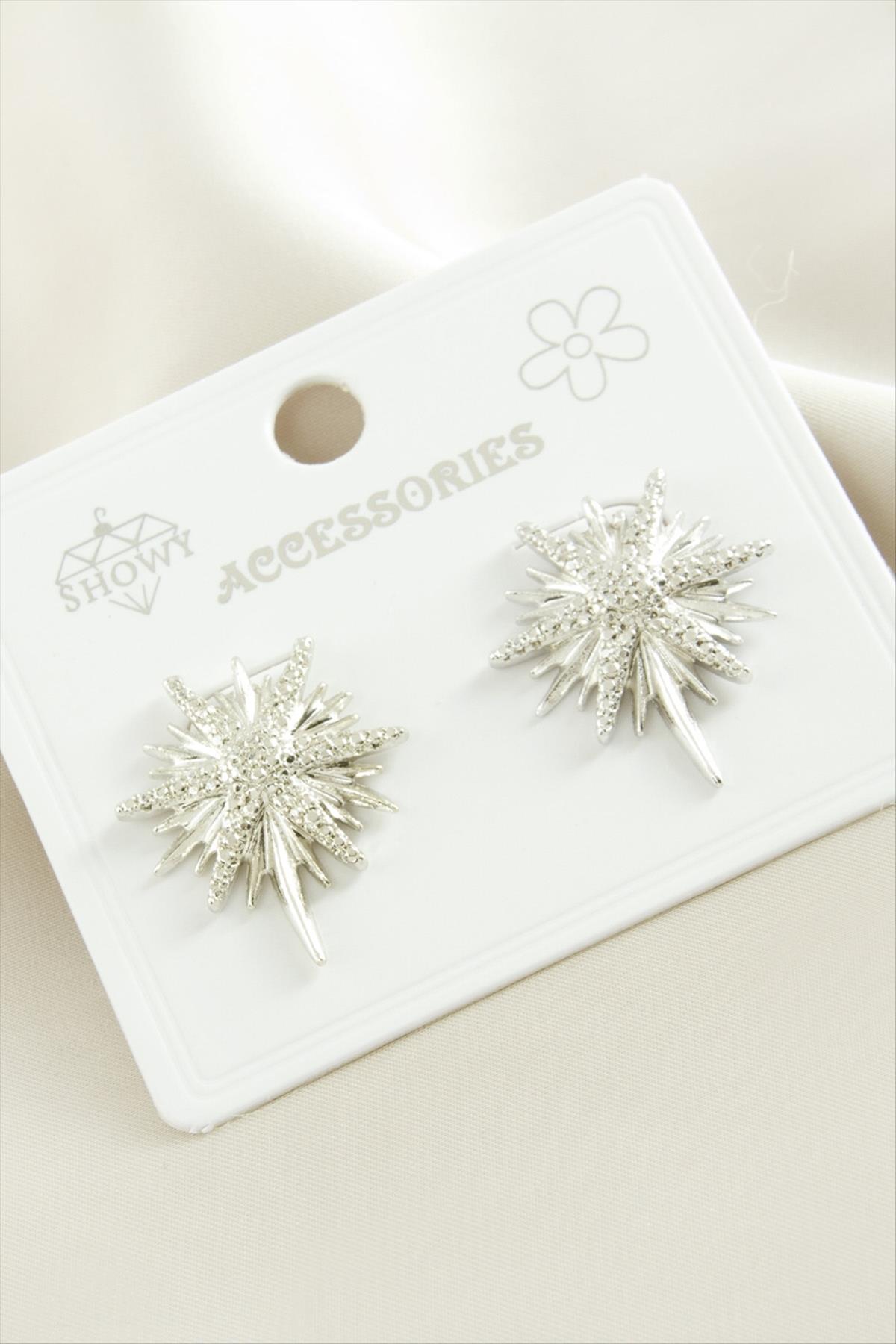 Yıldız Metal Küpe