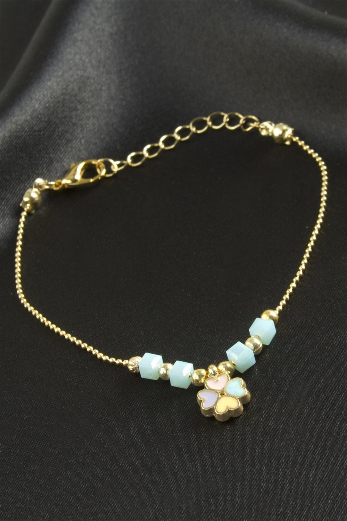 Yonca Küp Kristal Bileklik