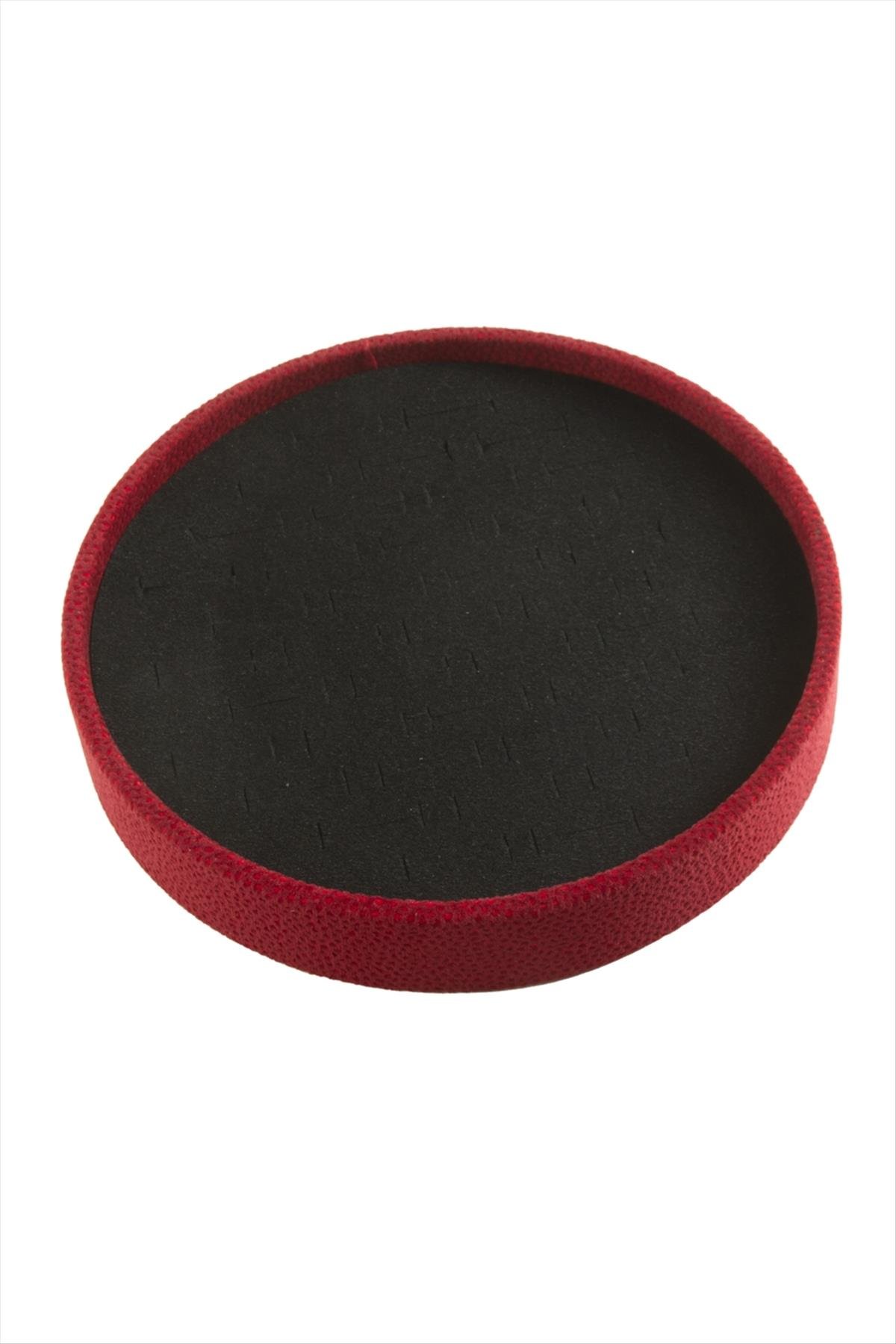 Yuvarlak Ahşap Anfora Kumaş Piercing Küpelik 20 cm