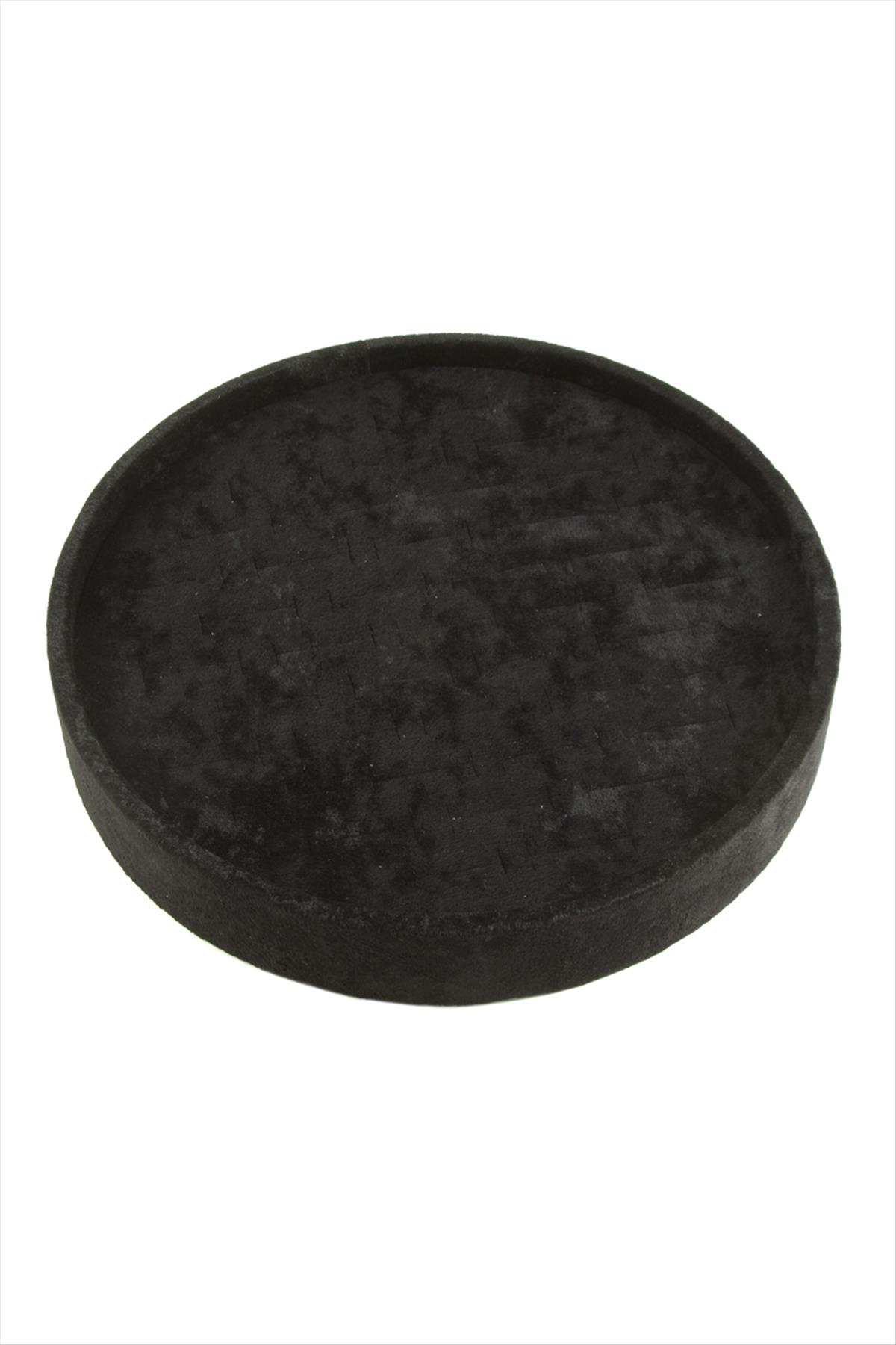 Yuvarlak Ahşap Anfora Kumaş Yüzüklük 20 cm