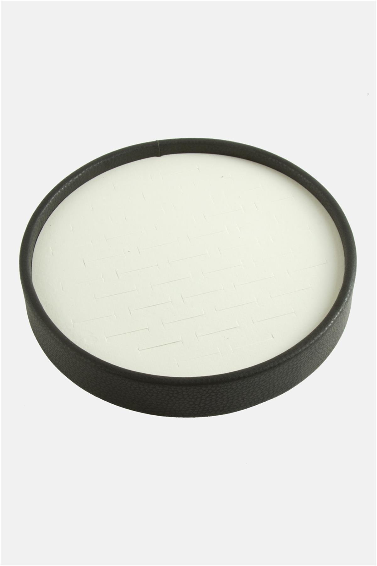 Yuvarlak Ahşap Deri Yüzüklük 20 cm