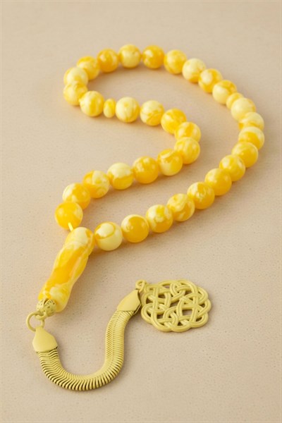 10 mm Orjinal Sıkma Kehribar Tesbih