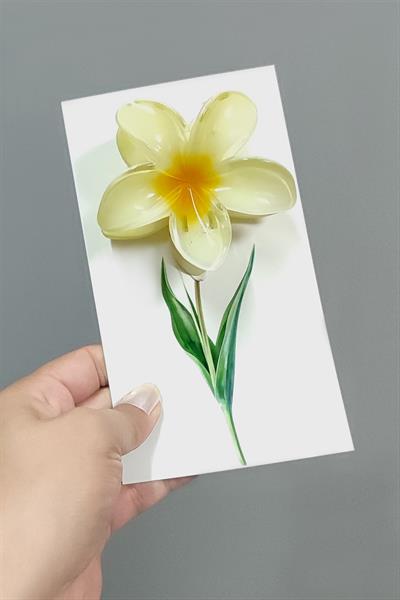 100 Adet Sarı Lotus Toka 8 cm Kına Seti
