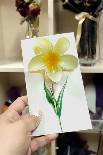 100 Adet Sarı Lotus Toka 8 cm Kına Seti