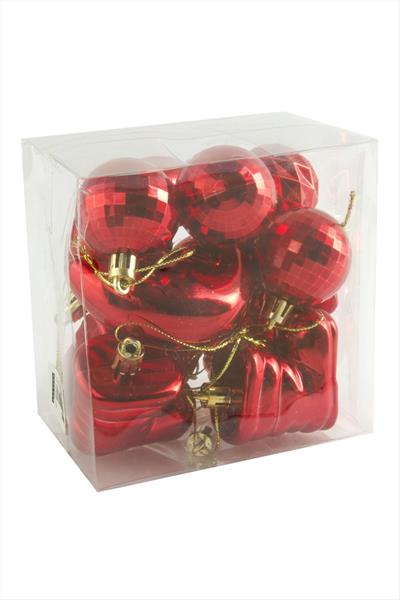 11 Adet Düz Cici Yılbaşı Ağaç Süsü