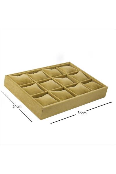 12li Anfora Kumaş Yastıklı Tabla