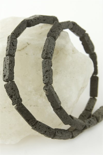1,3 cm Dikdörtgen Boru Lav Taşı