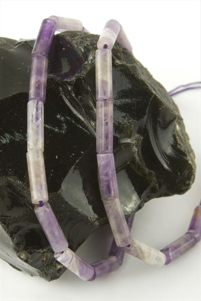 1,4 cm Boru Ametist Taşı