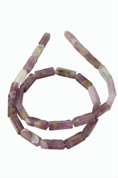 1,4 cm Dikdörtgen Boru Ametist Taşı