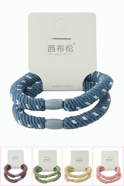 2 Adet Noktalı Lastikli Toka