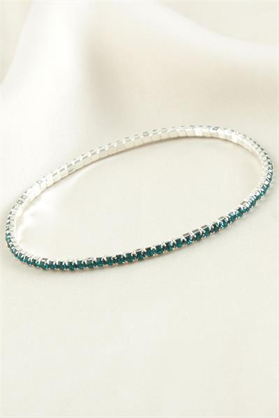 2 mm Minik Şerit Taşlı Suyolu Bileklik
