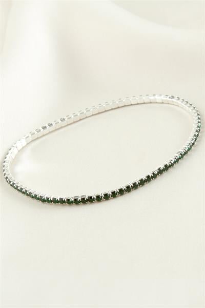 2 mm Minik Şerit Taşlı Suyolu Bileklik