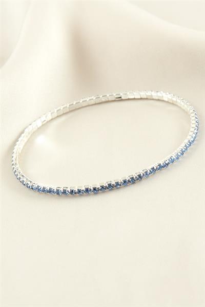 2 mm Minik Şerit Taşlı Suyolu Bileklik