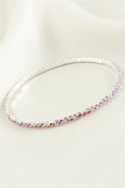 2 mm Minik Şerit Taşlı Suyolu Bileklik