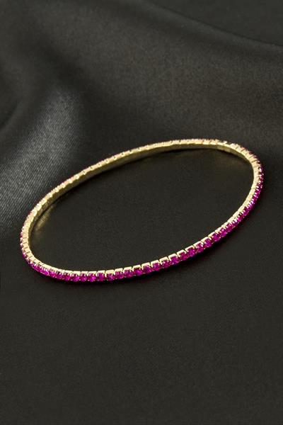 2 mm Minik Şerit Taşlı Suyolu Bileklik