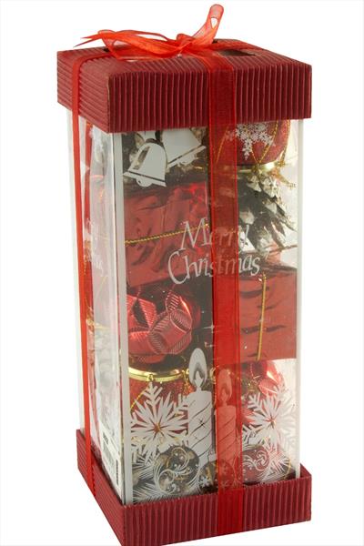 20 Adet Kutulu Karışık Yılbaşı Ağaç Süsü