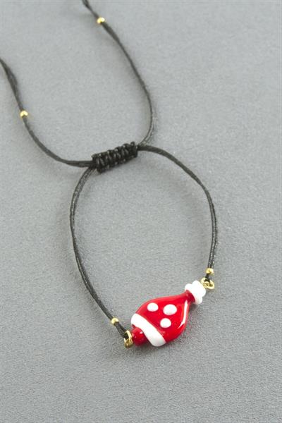 2026 Yılbaşı Cam İp Bilekliği