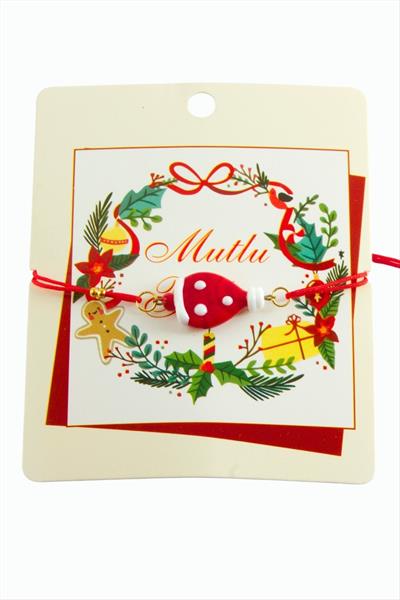 2026 Yılbaşı Cam İp Bilekliği