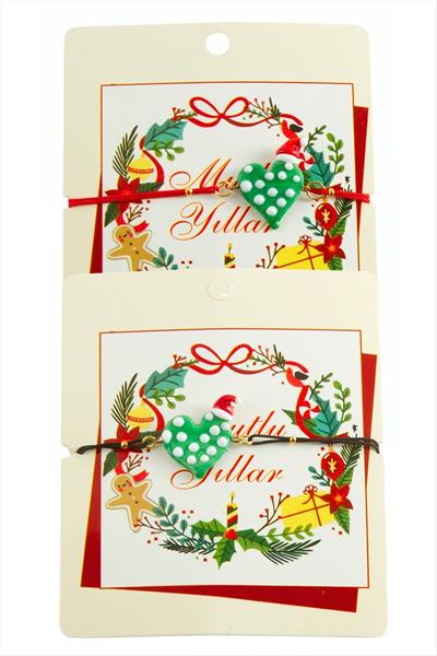 2026 Yılbaşı Cam İp Bilekliği