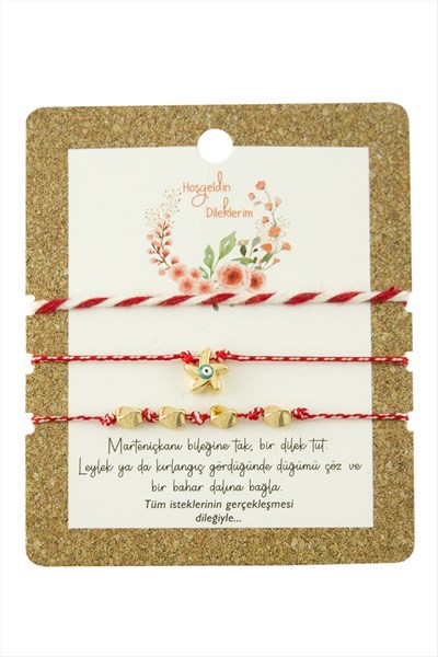 3 Adet Deniz Yıldızı Marteniçka Bileklik