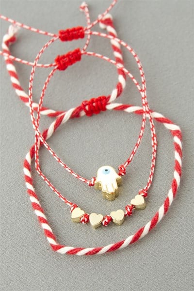 3 Adet Ftm Ana Eli Marteniçka Bileklik