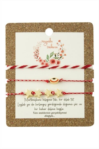 3 Adet Göz Marteniçka Bileklik