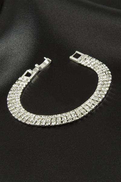 3 Sıra Taşlı Suyolu Bileklik