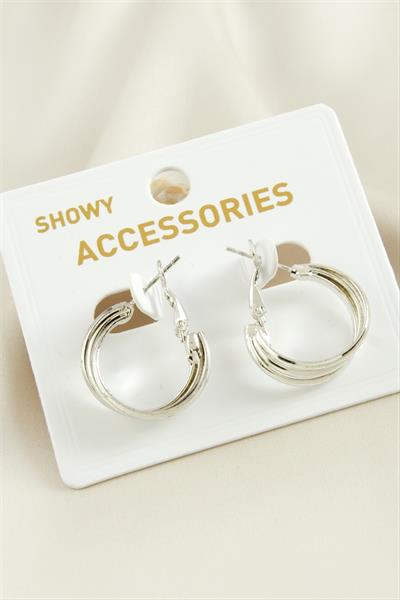 3 Sıra Trend Halka Küpe